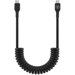 Muvit USB-C zu USB-C-Kabel for Change Schwarz 1,2 m (1.20 m, 60 W), USB Kabel