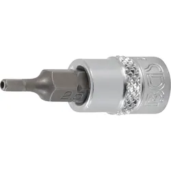BGS Bit-Einsatz Antrieb Innenvierkant 6,3 mm (1/4") Innensechskant mit Bohrung 2 mm - 5156-2