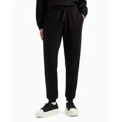A|X Armani Exchange für Damen. XW000828AF13397UC001 Schwarze Jogginghose (XL), Lässig, Viskose