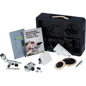 Tormek Schleifvorrichtung TNT-808 Drechslerpaket, Set, für Drehmeißel, Abstechstähle, Röhren und Beitel