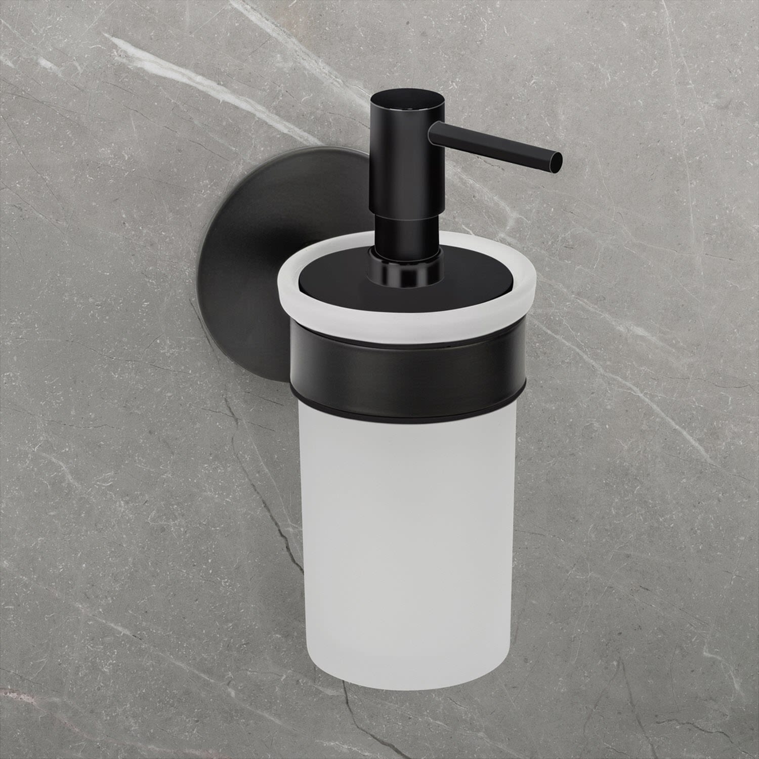 SCHÖNER WOHNEN-Kollektion Meleto Seifenspender Uno, Accessoires, 25919197, schwarz