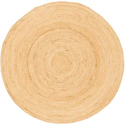 Pergamon, Teppich, Naturfaser Teppich Jute Salsa Natur Rund (120 cm)