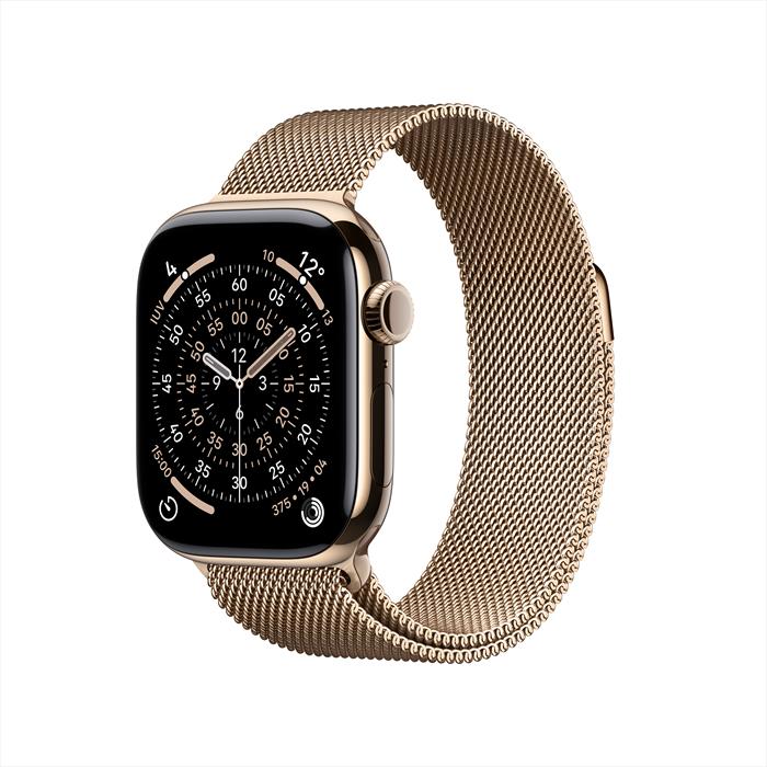 Apple Watch Series 11 Gps + Cellular 42mm Titanio-oro Loop Milanese Oro
