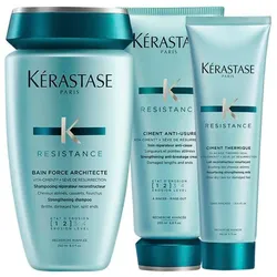 600ml Kérastase Resistance Force Pflegeset (Shampoo 250ml + Haarcreme 200ml + Haarlotion 150ml)