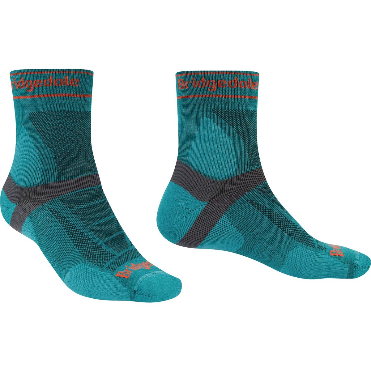 Bridgedale Trail Run Ultralight T2 Merino Sport ¾ Crew teal (259) L 710201-259-L