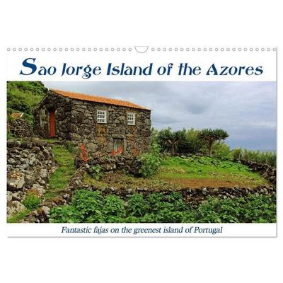 Sao Jorge Island of the Azores - fantastic fajas on the greenest island of Portugal (Wall Calendar 2027 DIN A3 landscape), CALVENDO 12 Month Wall