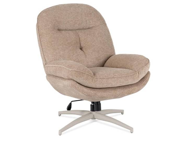 Fauteuil pivotant MESA pour le salon beige moderne