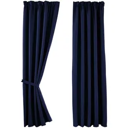 VORHANG 2ER SET NEWYORK HxB 245x295 cm Blau