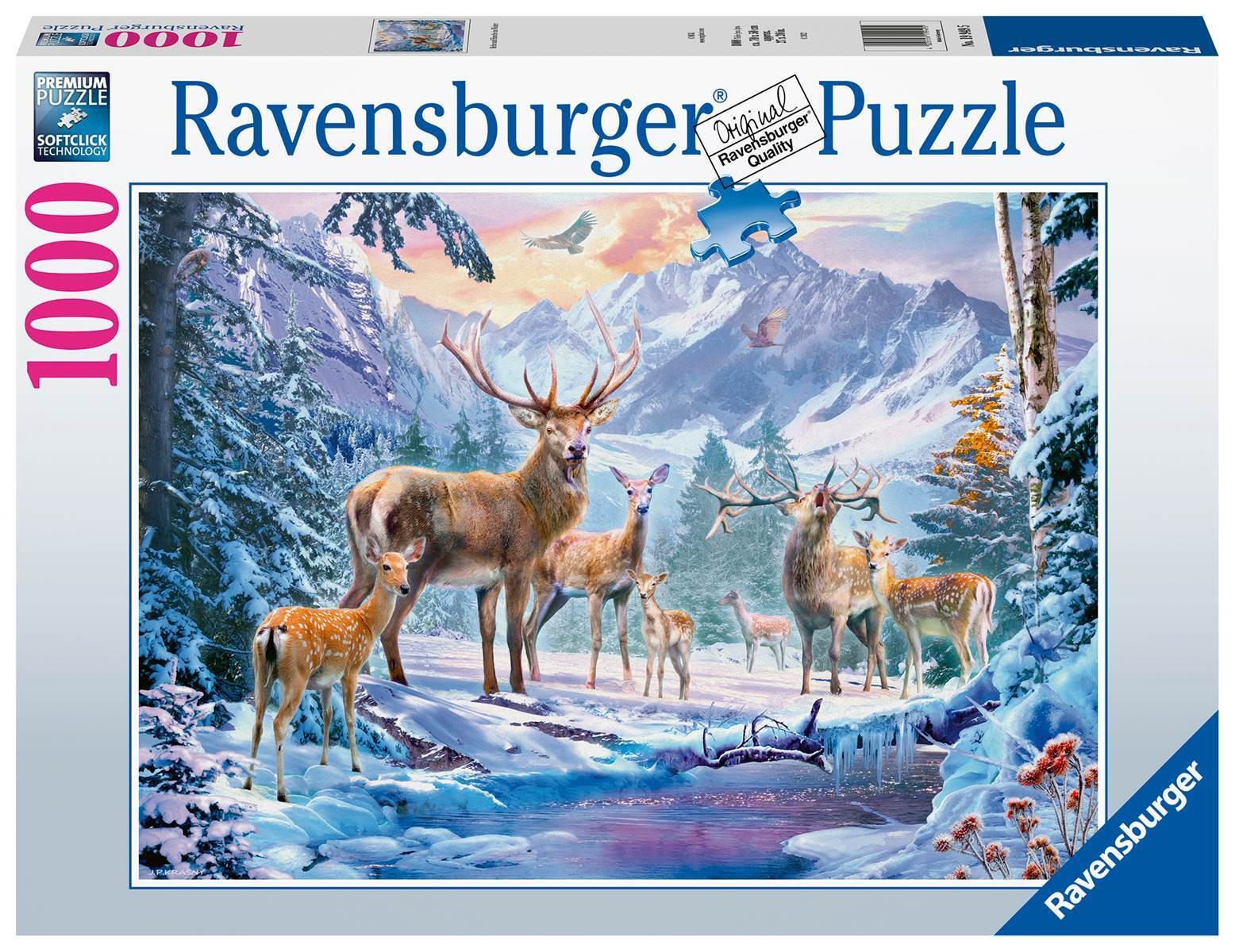Ravensburger Puzzel Renen en herten in de winter