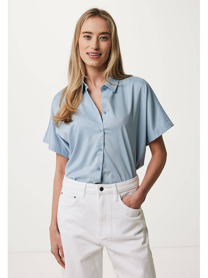 Mexx Bluse in Hellblau - M
