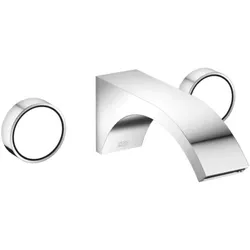 Dornbracht Cyo Dreiloch-Wand-Armatur 36712811-00 für Waschtisch, Ausladung 190mm, ohne Ablaufgarnitur, chrom