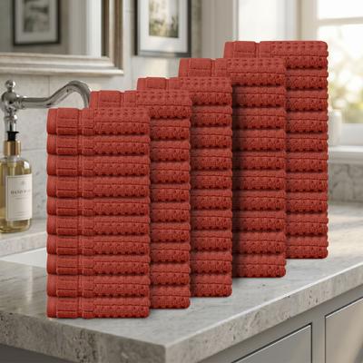 Home Weavers Inc Home Weavers Willow Collection 630GSM Cotton Zero Twist Super Absorbent Wash Cloth - 13x13