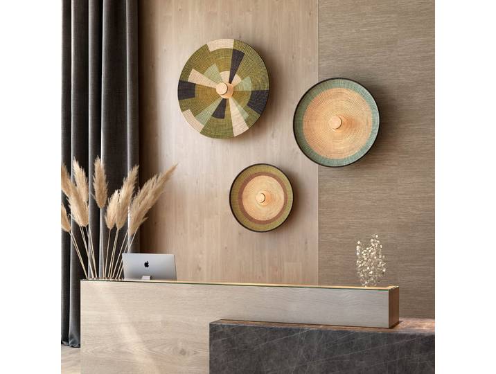 Grass Applique Murale L Blue - Forestier - Salon / séjour - Design - Rond