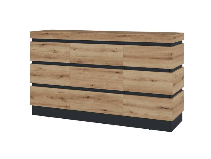 Kommode Coast Evoke Eiche - grau 161 cm - CORTE