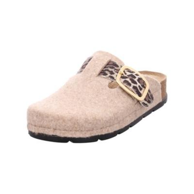 Hausschuh ROHDE "Rohde Hausschuhe Filz", Damen, Gr. 39, beige, Filz, Schuhe Hausschuh