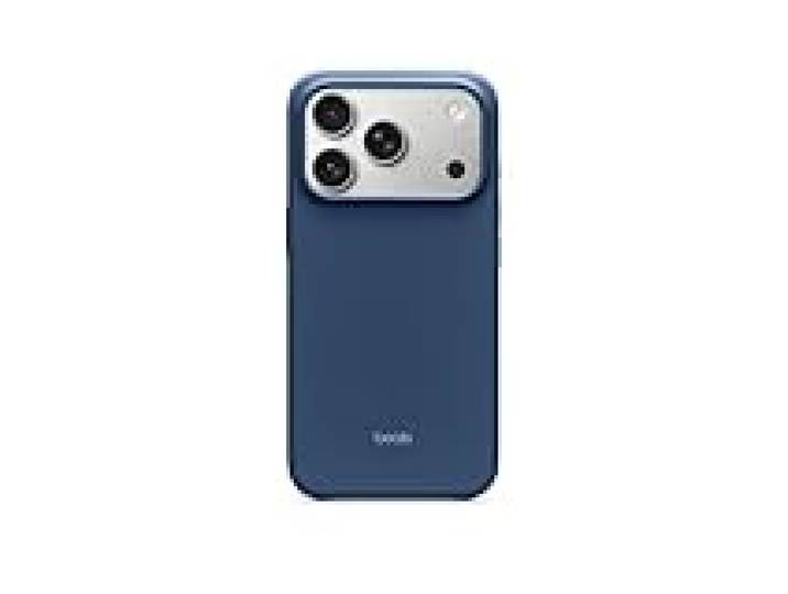 Beats Coque pour iPhone 17 Pro équipée MagSafe avec Commande de l'appareil Photo, Fini Mat, Doublure en Tissu Microfibre - Bleu Basalte