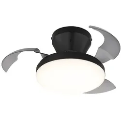 Globo Deckenventilator Zavala Kunststoff