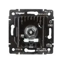 Einsatz Dimmer mit Druck-WechselschalterADW-LS10 1000VA Phasenanschnitt