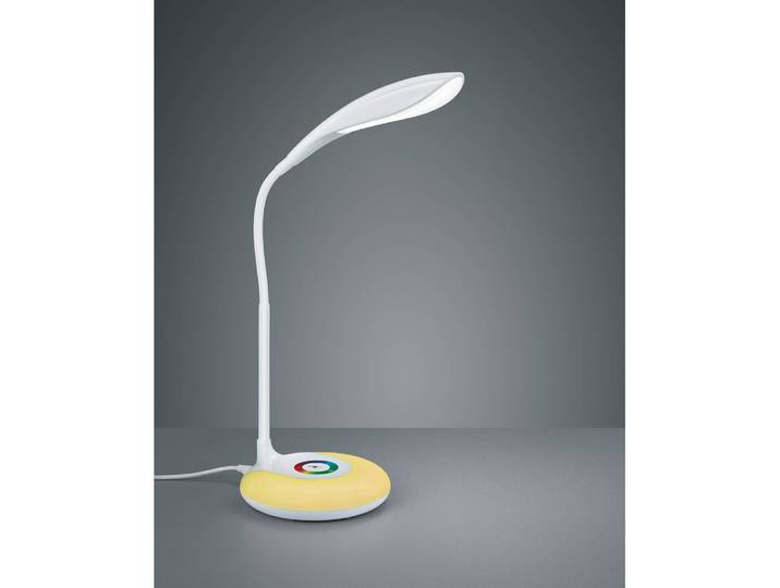 LED-Tischleuchte Krait 13 x 34 x 24cm Weiß/Weiß Kunststoffart: Polypropylen Material: Kunststoff Nicht austauschbare LEDs LED-Platine