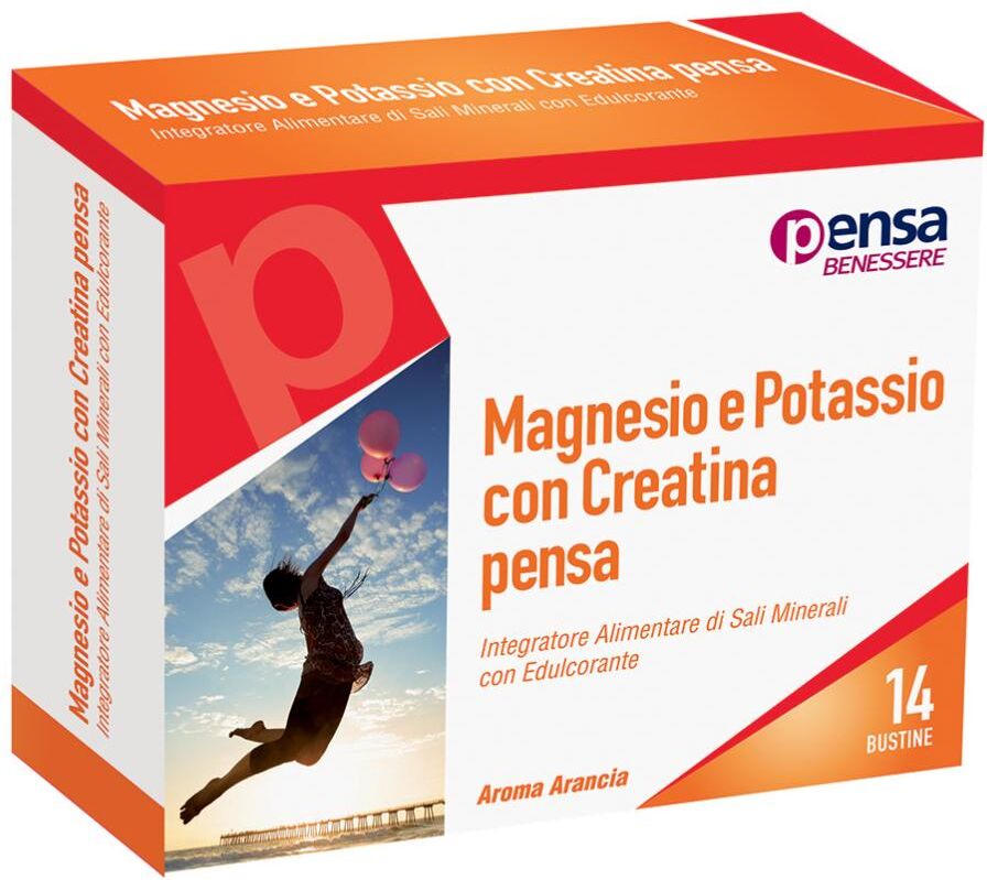 TOWA PHARMACEUTICAL SpA MAGNESIO E POTASSIO CON CREATINA ARANCIA PENSA 14 BUSTINE
