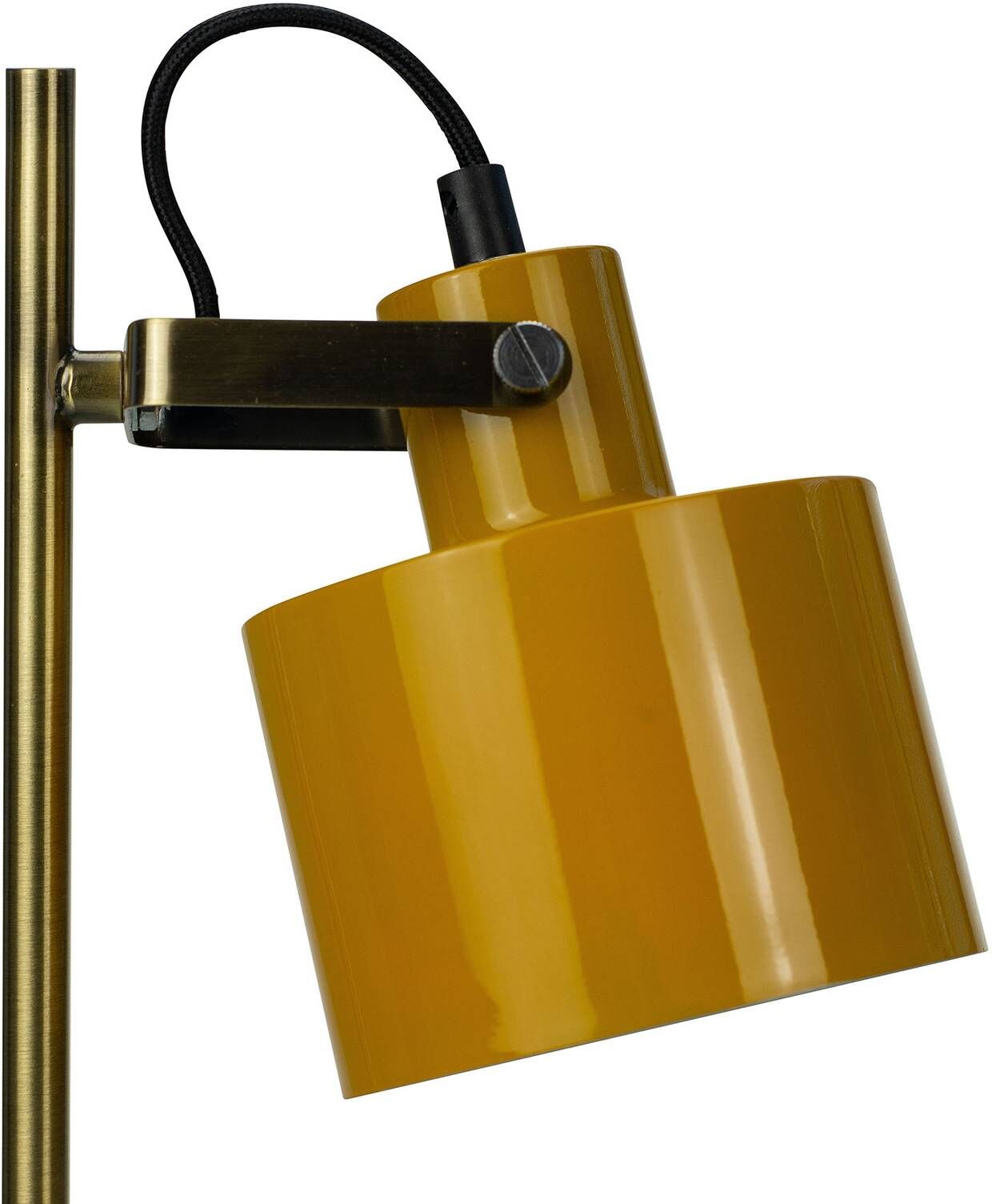 Dyberg Larsen Lámpara de escritorio Ocean, Amarillo / Naranja, Despacho / Oficina, Metal, Lámpara de mesa