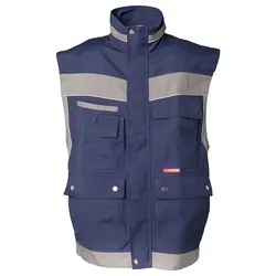 Arbeitsweste "PLALINE" - XS - marine/zink