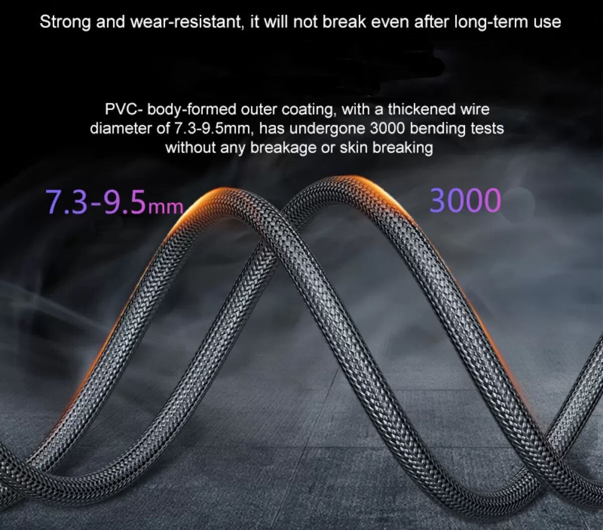 INF HDTV 2.1 HDMI-Kabel 8K 60Hz Geflochtenes Nylon Silber — 48Gbps, eARC, VRR, ALLM, QMS, QFT, 1.5/3/5/10m 10 m