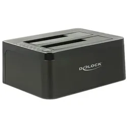 DeLOCK 62661 Speicherlaufwerk-Docking-Station USB 3.2 Gen 1 (3.1 Gen 1) Type-B Schwarz