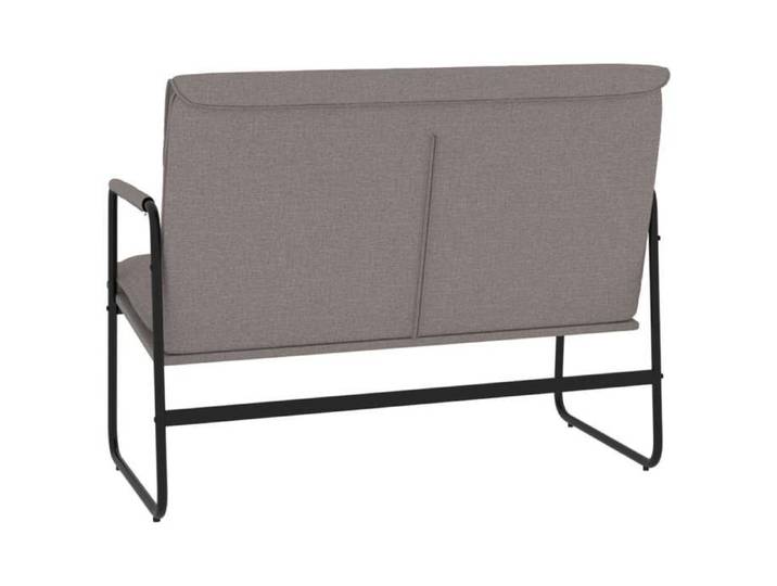 Black Friday  Banc salon - JILL - Banquette/Coffre - Taupe 100x64x80 cm - Tissu BB266
