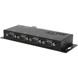 Exsys Serial Device Server 4x RS232, PoE, Data Converter