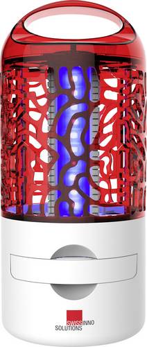 Swissinno Premium 10W 1 245 001 UV-Insektenfänger UV-Licht, Stromgitter 10W (Ø x H) 115mm x 260mm Weiß, Rot 1St.