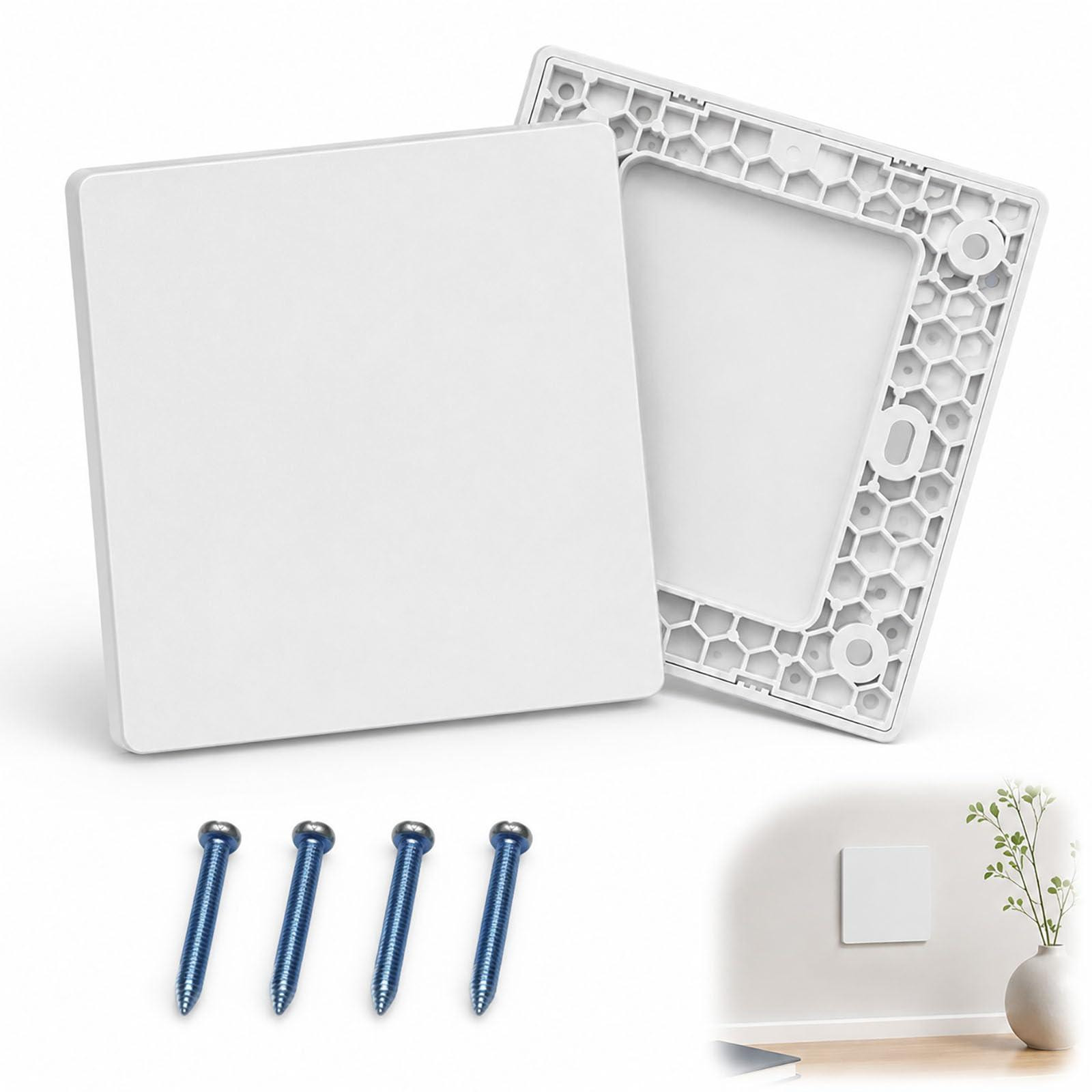 Solidchoice 2x Blinde afdekking voor stopcontact en lichtschakelaar