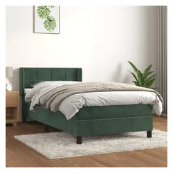 vidaXL, Boxspringbett, Olfonar (Block mit Quadraten) (90 x 200 cm)