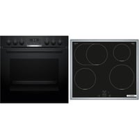 HND615LS67 Serie 6, Herdset schwarz