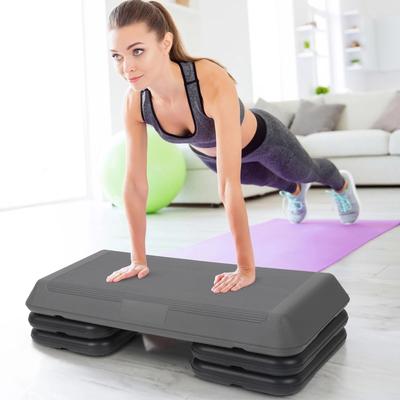 Adjustable Aerobic Step Platform For Exercise Non Slip Exercise Stepper Adjustable Aerobic Step Platform For Exercise Non Slip Exercise Stepper