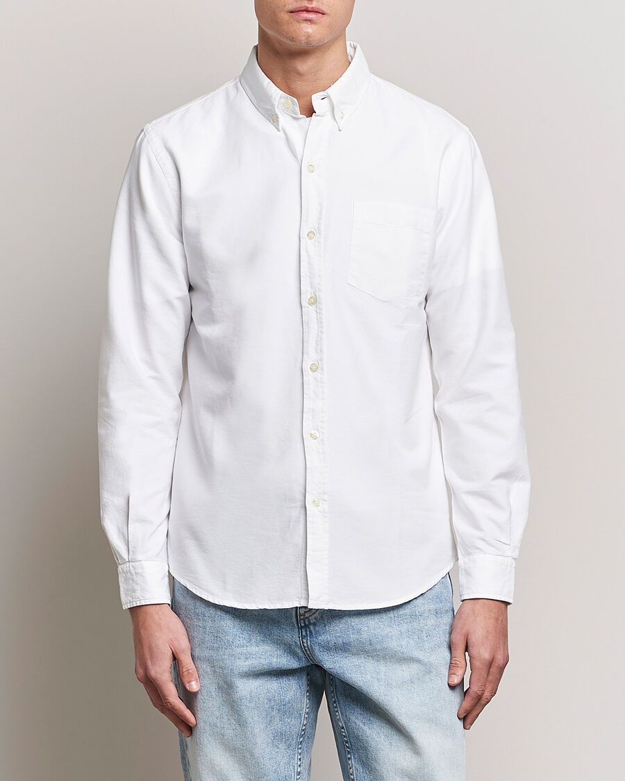 Colorful Standard Classic Organic Oxford Button Down Shirt White men M Hvid