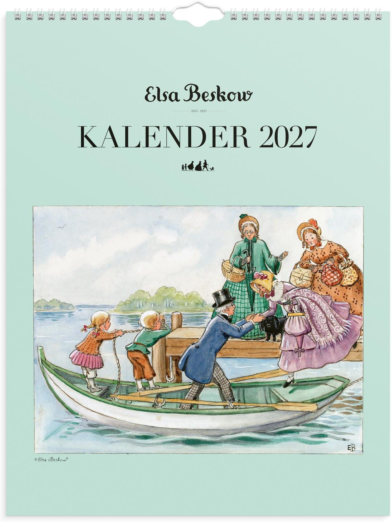 BURDE Väggkalender Elsa Beskow 2027