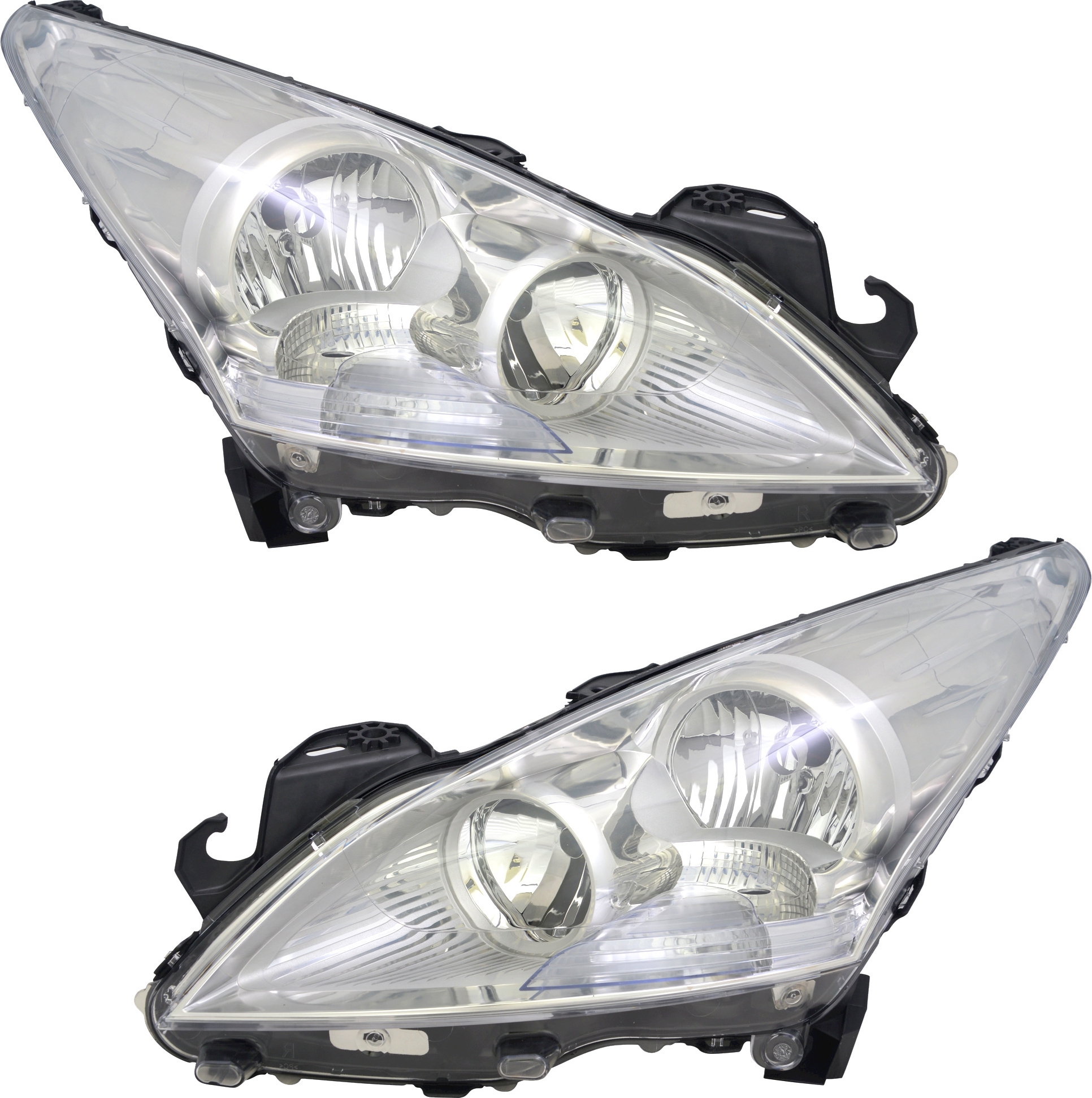 TYC Scheinwerfer Set für Peugeot 3008 5008 2009-2013 H7 Tagfahrlicht Stellmotor