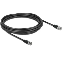 DeLOCK 80084 Koaxialkabel 5 m BNC Schwarz