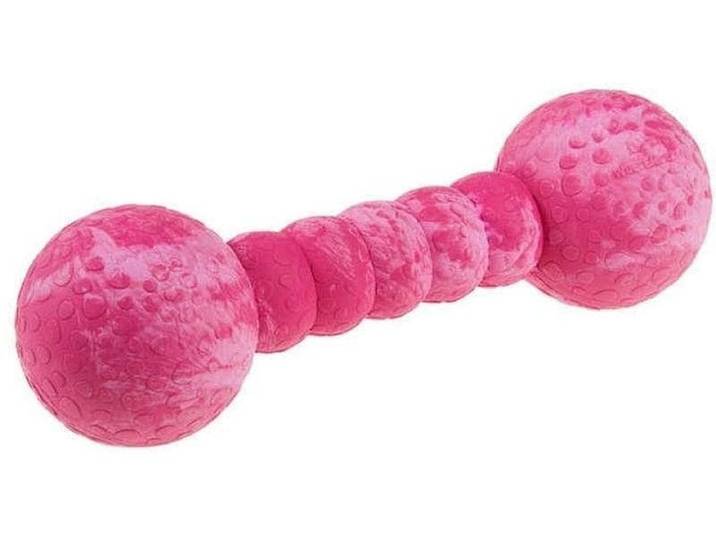 Tier-Beschäftigungsspielzeug WOLTERS, pink (himbeer), L:23cm, Kautschuk, Fummelspielzeuge, Tier-Beschäftigungsspielzeug