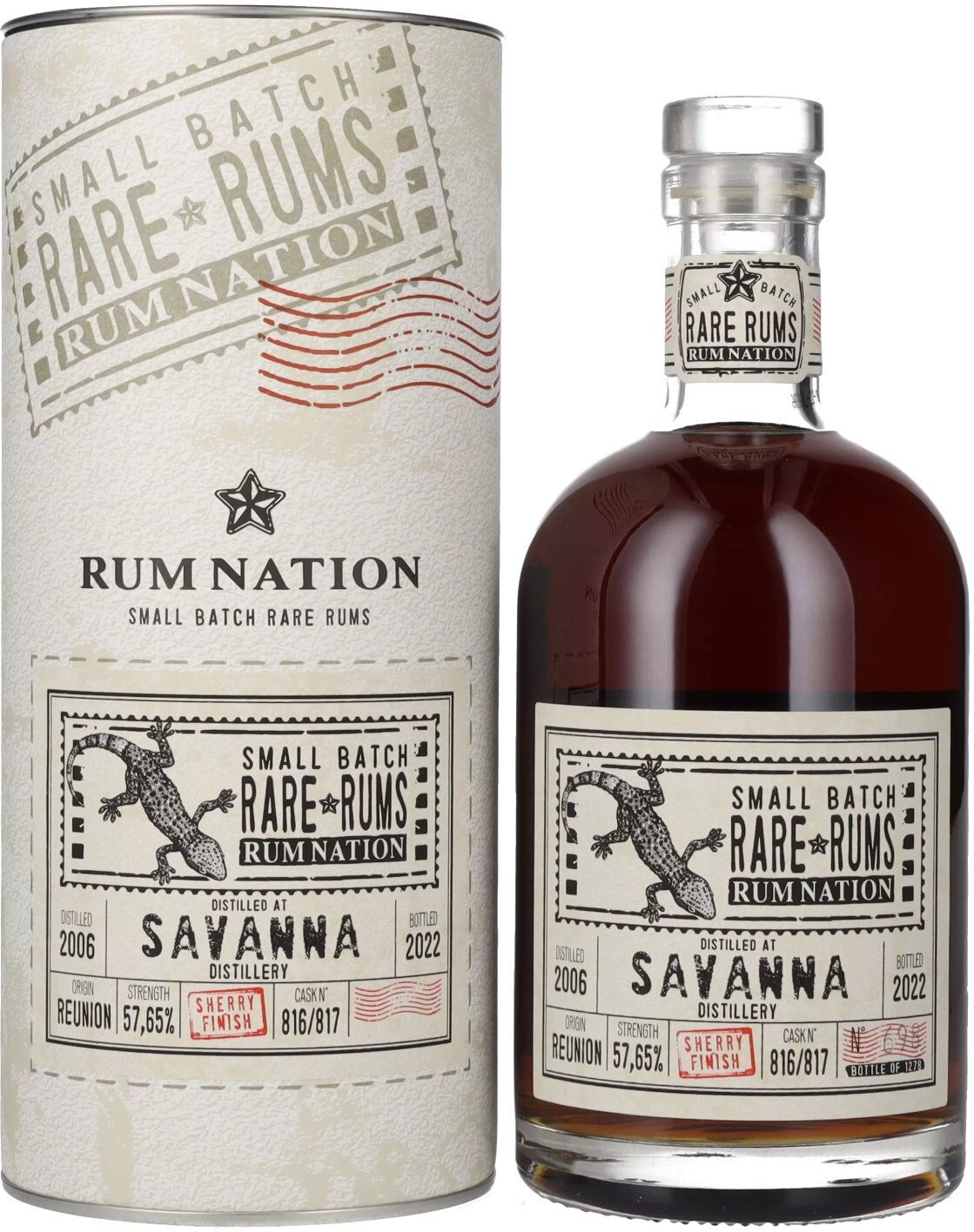 Rum Nation Rare Rums SAVANNA 2006/2022 57,7% Vol. 0,7l in Geschenkbox
