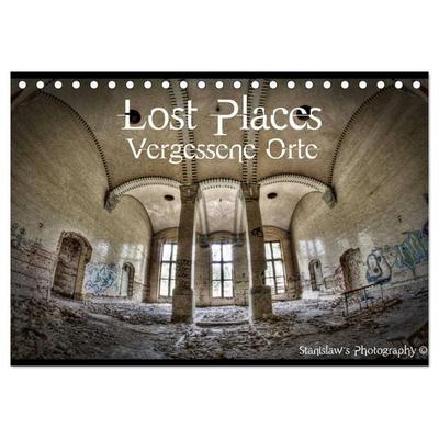Lost Places, Vergessene Orte (Tischkalender 2026 DIN A5 quer), CALVENDO Monatskalender
