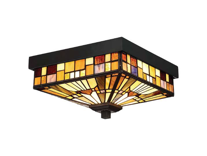 Deckenleuchte Inglenook 26 x 15 x 26cm Grau/Grau