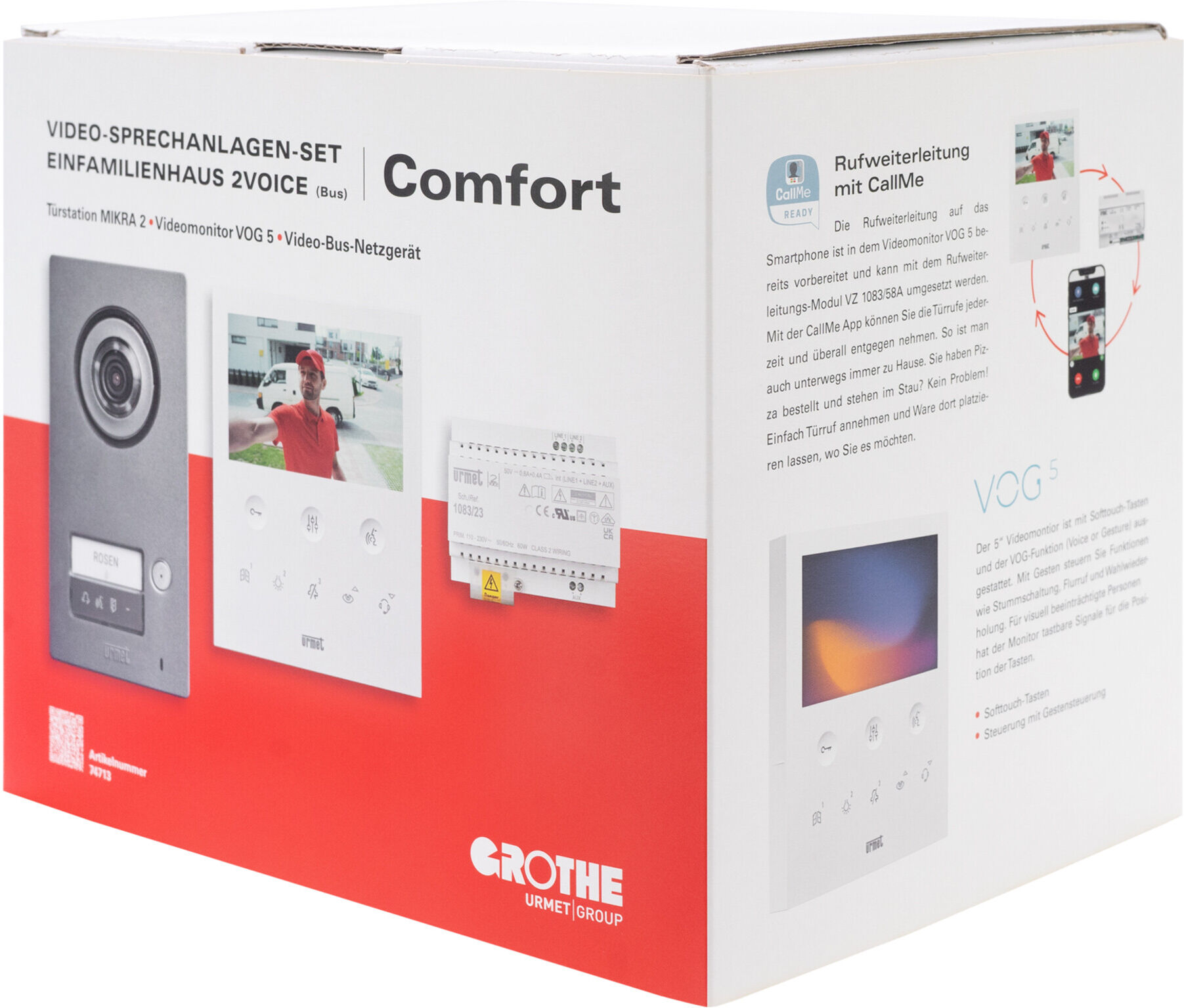 Grothe Set Einfamilienhaus 2VOICE Comfort 1784/781 (74713)