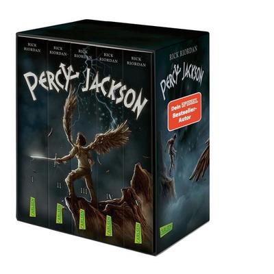 Percy Jackson: Percy-Jackson-Taschenbuchschuber, Set von Rick Riordan, Carlsen, 978-3-551-31369-0