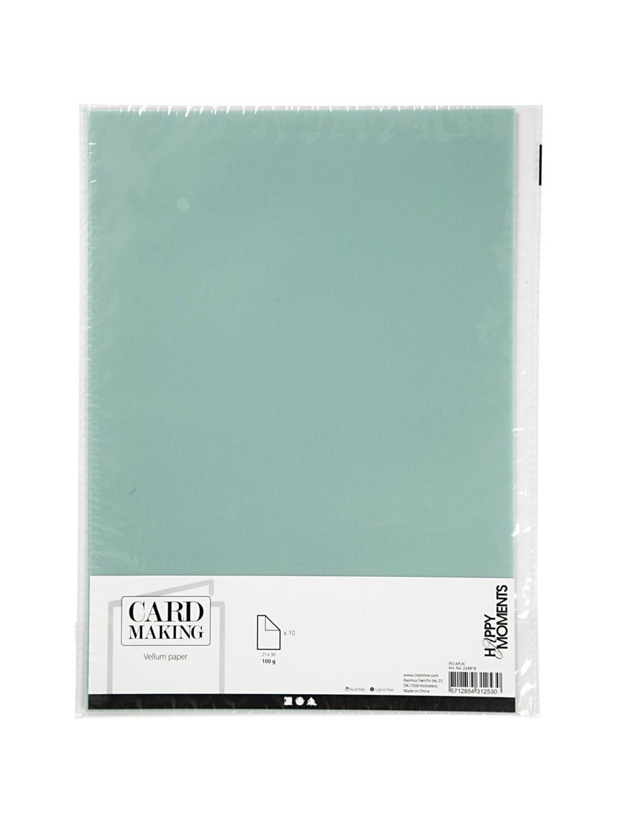 Creativ Company - Vellum paper A4 Light Blue 10 Sheets
