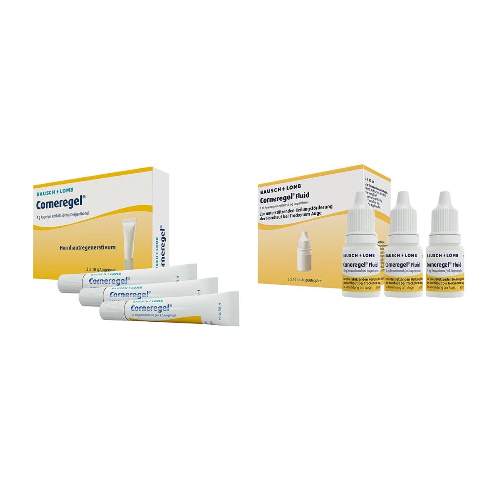 Dr. Gerhard Mann Corneregel Augengel + Fluid Augentropfen 08107260