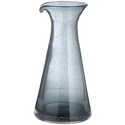 Broste Copenhagen Kanne Bubble Glas mit Luftblasen grau