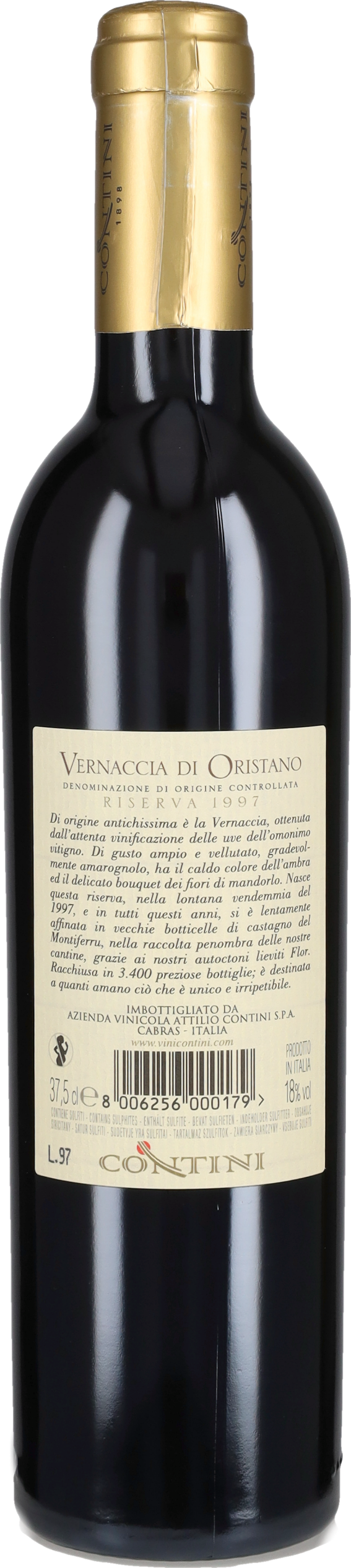 Vernaccia di Oristano Riserva Contini 1998 - 37.5cl