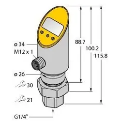Turck Drucksensor PS016A5012UPN8XH1141